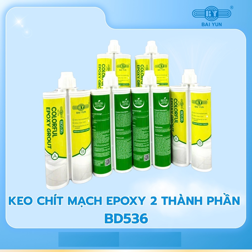 Keo Chà ron epoxy Baiyun BD536