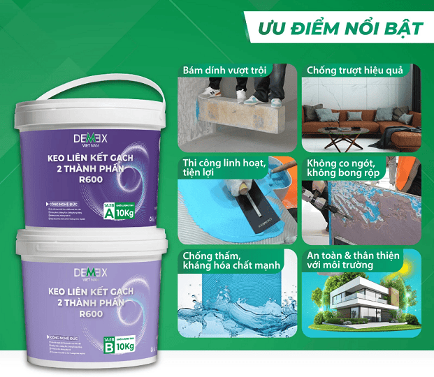 Keo liên kết gạch R600